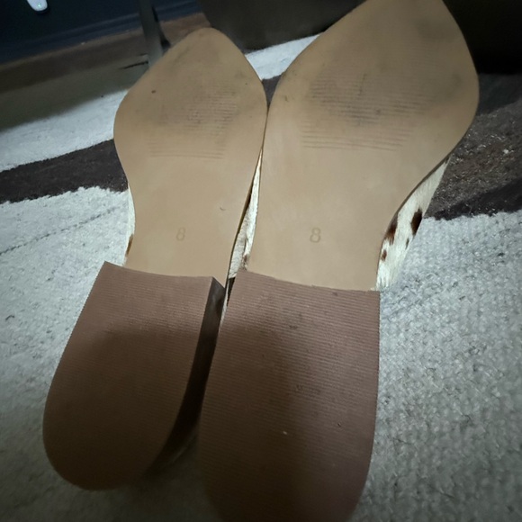 Diba True Cowhide Pattern Mules - Picture 7 of 8